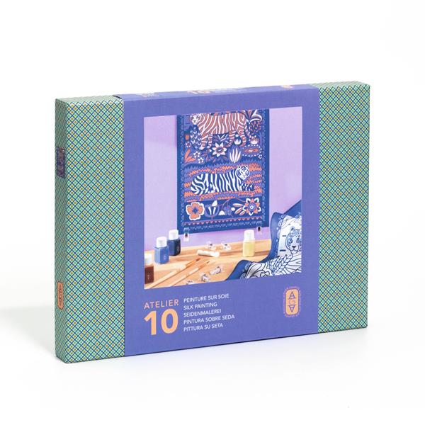 Atelier 10, Peinture sur soie - PROJET DE BRICOLAGE - DJECO