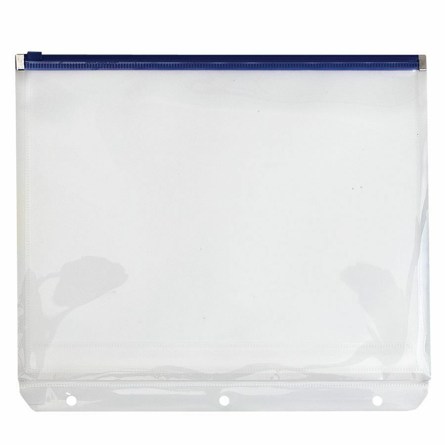 ENVELOPPE PLASTIQUE 3 TROUS GLISSIERE - CLASSEMENT & RANGEMENT - GEOCAN