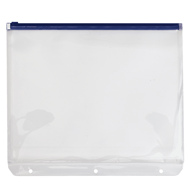 ENVELOPPE PLASTIQUE 3 TROUS GLISSIERE - CLASSEMENT & RANGEMENT - GEOCAN