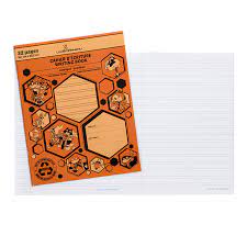 CAHIER INTERLIGNE ORANGE # 12928 - - GEOCAN