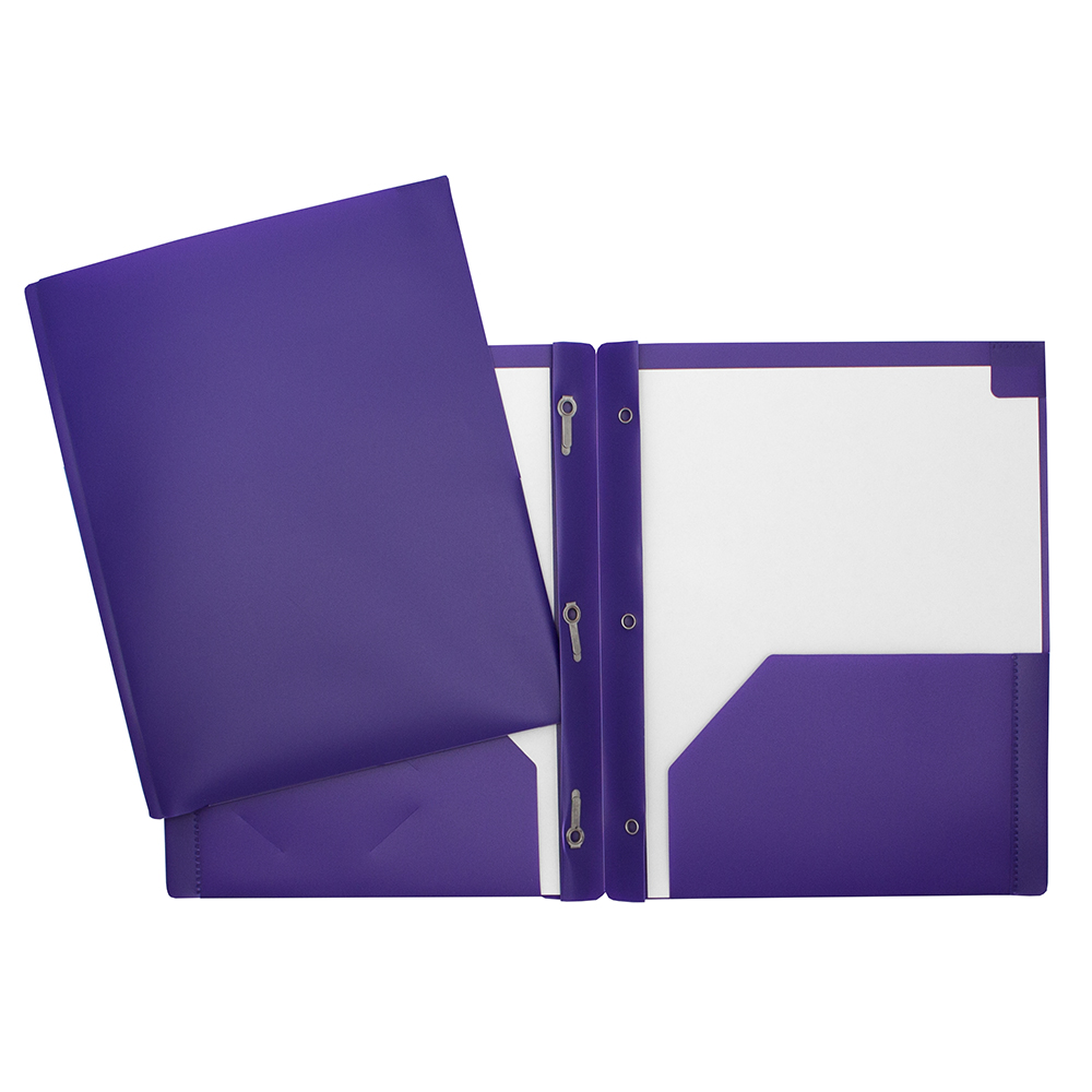 DUO-TANG A POCH. PLASTIQUE VIOLET - RELIURES & PRESENTATION - MICROSOFT