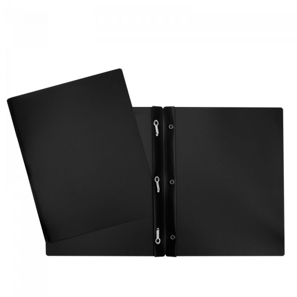 DUO-TANG PLASTIQUE NOIR - RELIURES & PRESENTATION - GEOCAN