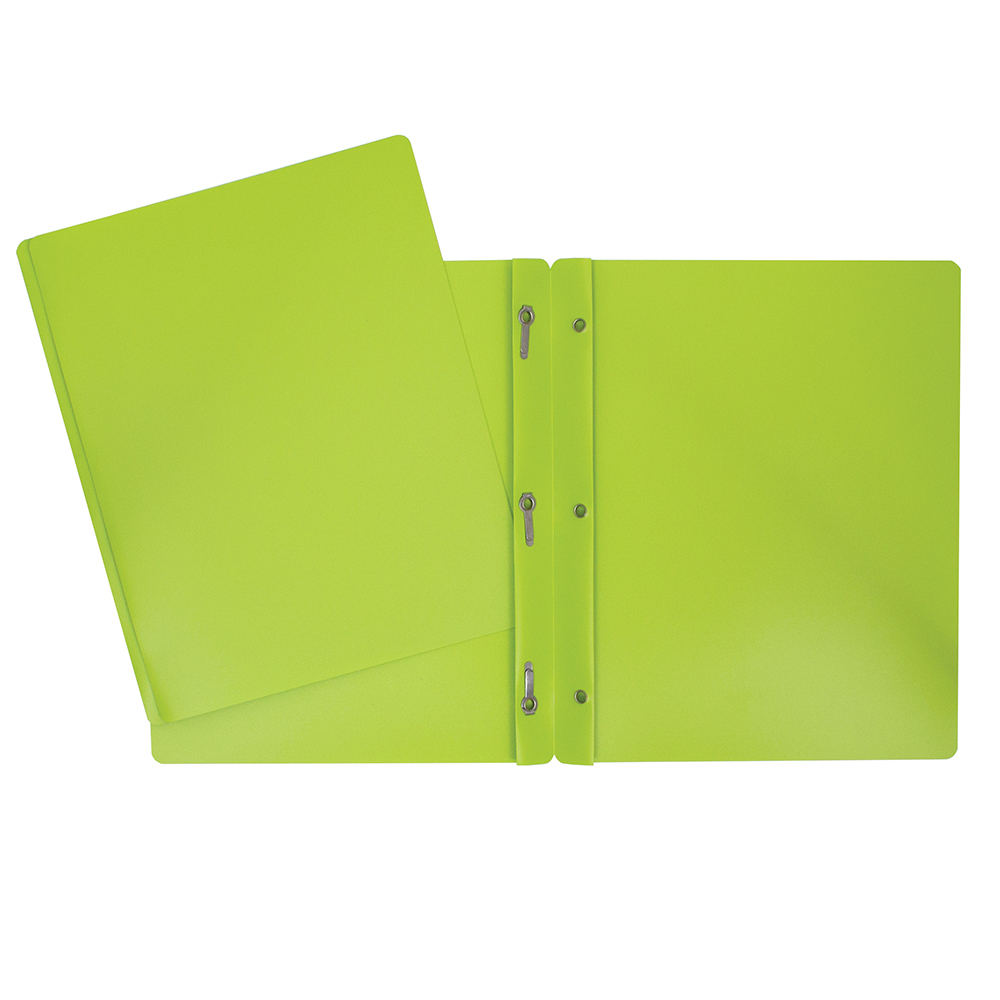 DUO-TANG PLASTIQUE VERT PALE - SCOLAIRE - GEOCAN