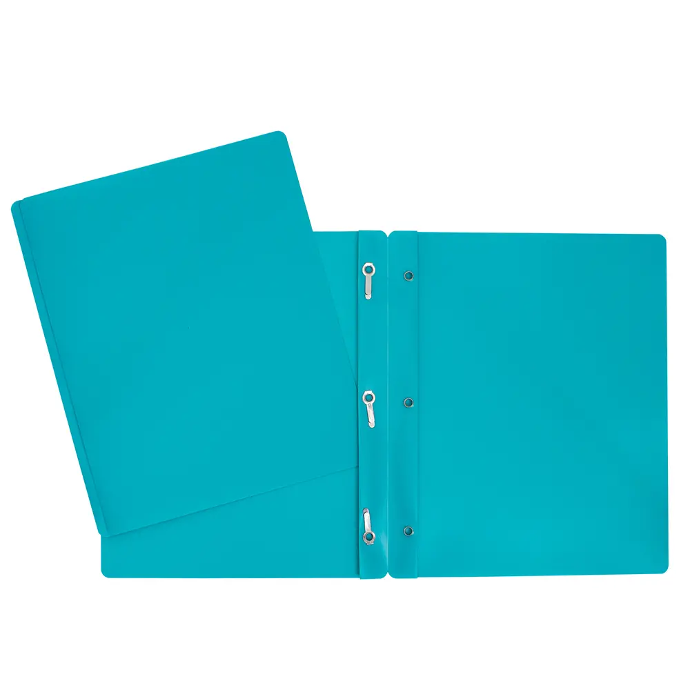 DUO-TANG PLASTIQUE TURQUOISE - 22 - GEOCAN