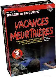 DRAME & ENQUÊTE - VACANCES MEUTRIÈRES - JEUX DE PARTY & D'AMBIANCE - EDITIONS GLADIUS