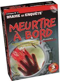 DRAME & ENQUÊTE - MEUTRE À BORD - JEUX DE PARTY & D'AMBIANCE - EDITIONS GLADIUS