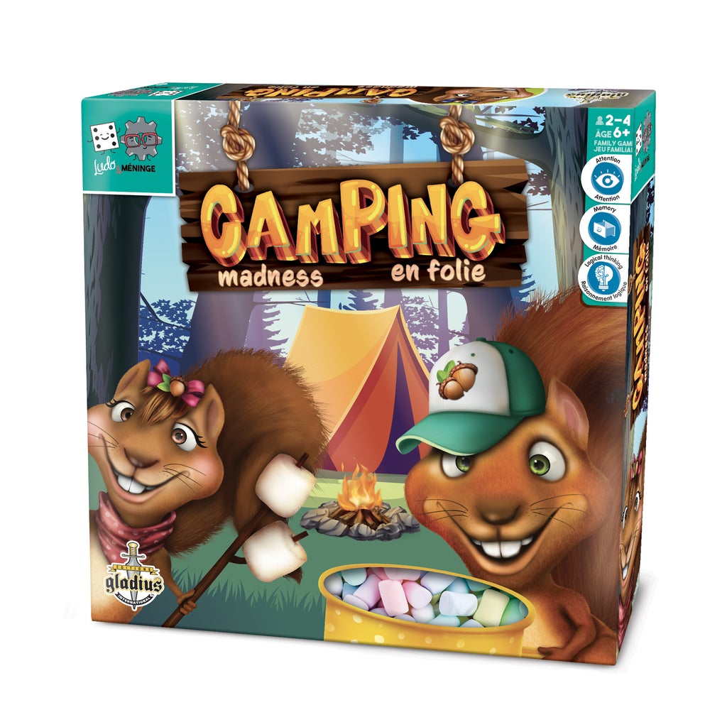 CAMPING EN FOLIE - JEUX FAMILIAUX ET ENFANTS - GLADIUS