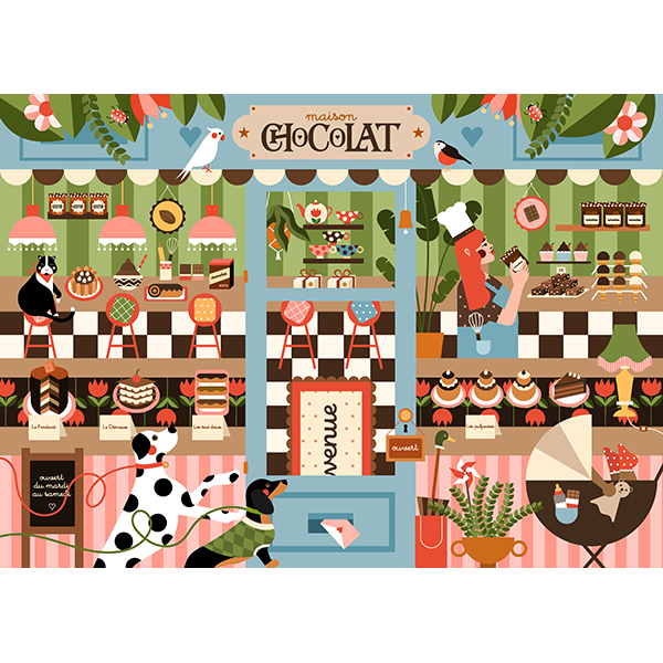Holiyay - Maison chocolat, 1000 pieces - 1000 PIÈCES - Holiyay