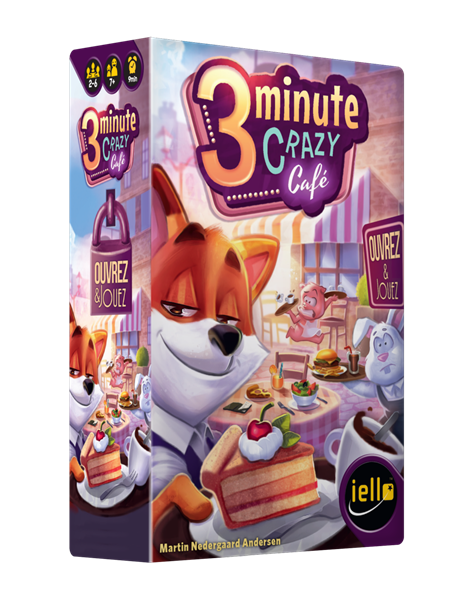 3 Minutes Crazy Cafe ( Fr ) - JEUX DE SOCIÉTÉ ET FAMILLE - IELLO