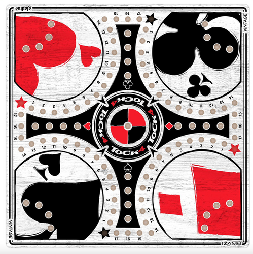 JEU DE TOCK VINTAGE 4 JOUEURS - JEUX DE STRATEGIE & DE TABLE - GLADIUS