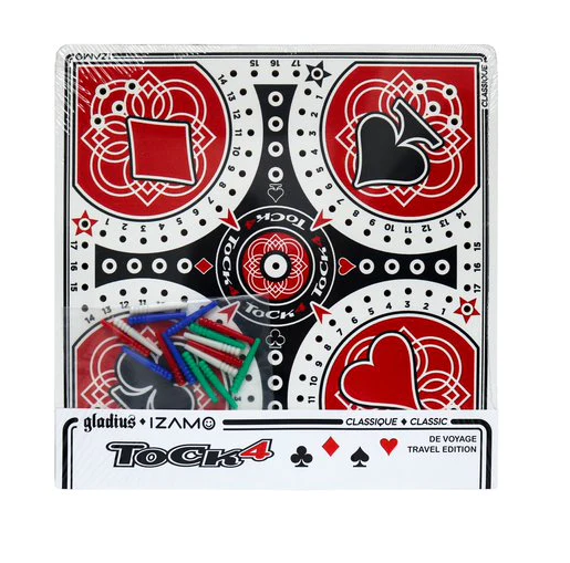 TOCK VOYAGE CLASSIQUE 4 JOUEURS - JEUX DE STRATEGIE & DE TABLE - GLADIUS