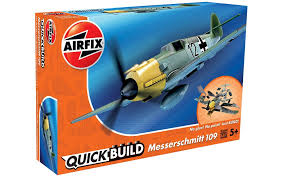 QUICK BUILD: MESSERSCHMITT 109 - CONSTRUCTION - AIRFIX