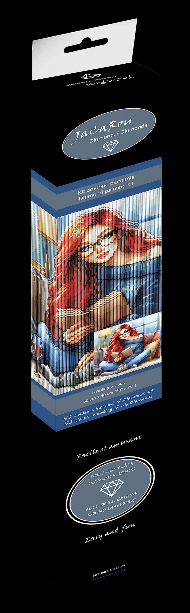 Broderie Diamant - Reading Book - PROJET DE BRICOLAGE - JACAROU