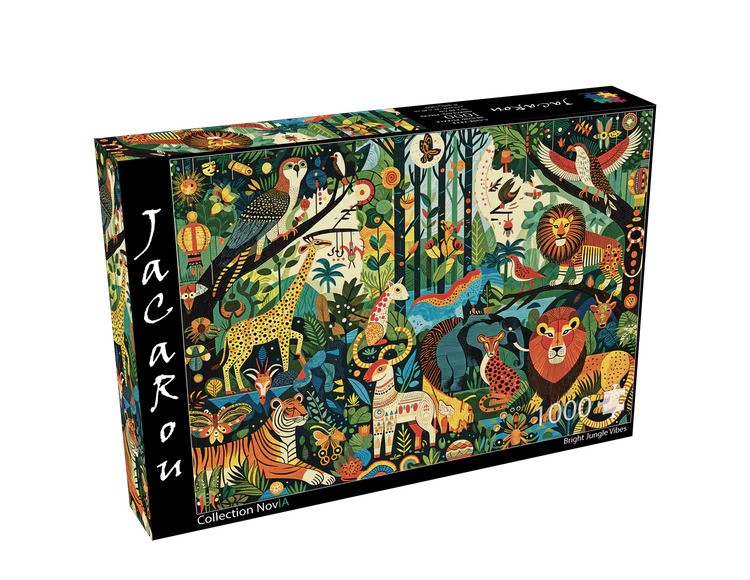 Jacarou - Bright jungle vibes, 1000 - 1000 PIÈCES - JACAROU