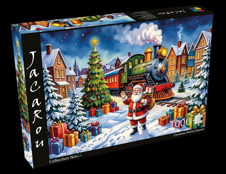 Jacarou - Christmas wishes express - 1000 PIÈCES - JACAROU