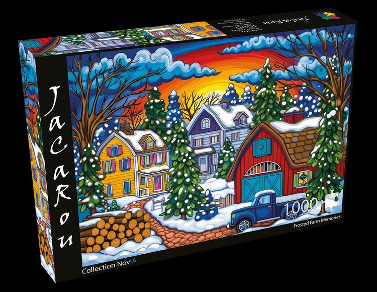 Jacarou - Frosted farm memories, 1000 - 1000 PIÈCES - JACAROU