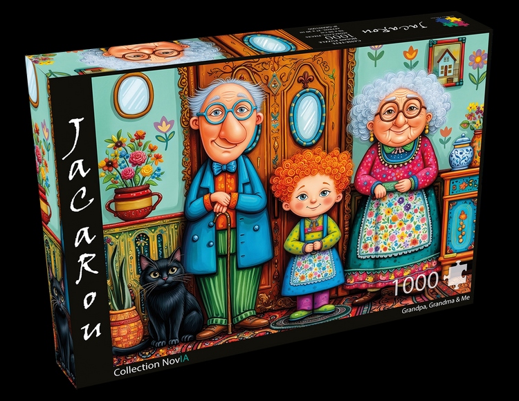 Jacarou - Granpa, Grandma & me - 1000 PIÈCES - JACAROU