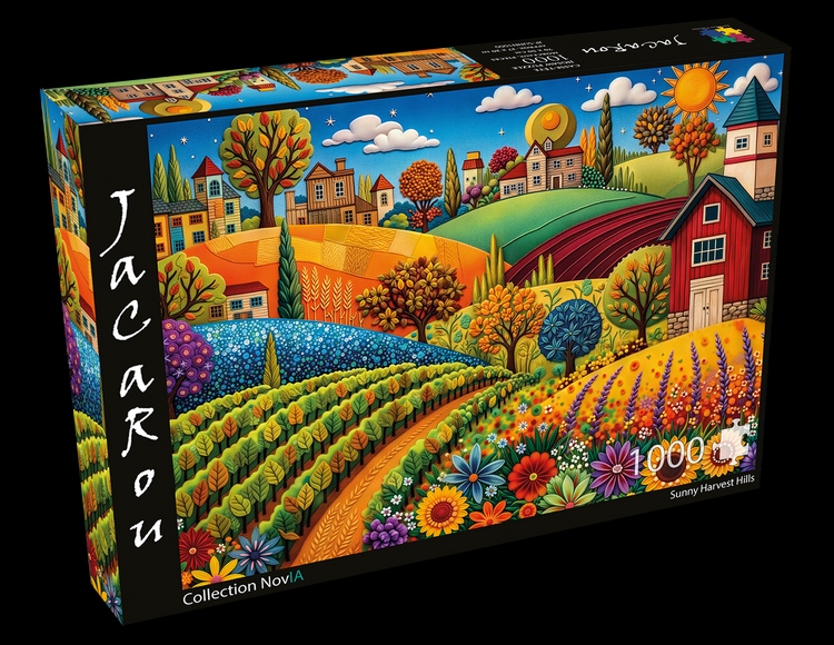 Jacarou - Sunny harvest hills, 1000 - 1000 PIÈCES - JACAROU