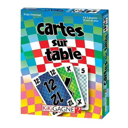 CARTES SUR TABLE - JEUX DE CARTES & DE VOYAGE - KIKIGAGNE?