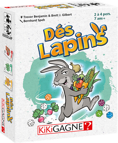 Dés lapins (Fr) - JEUX DE CARTES & DE VOYAGE - KIKIGAGNE