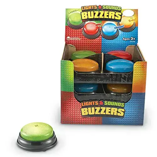 BUZZERS (ASSORTIMENT) 4 COULEURS - JOUET DIVERS - LEARNING RESOURCES