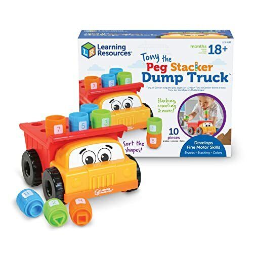 CAMION-BENNE À TROUS - JEUX ÉDUCATIF - LEARNING RESOURCES