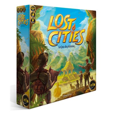 LOST CITIES LE JEU DE PLATEAU - JEUX DE STRATEGIE & DE TABLE - IELLO