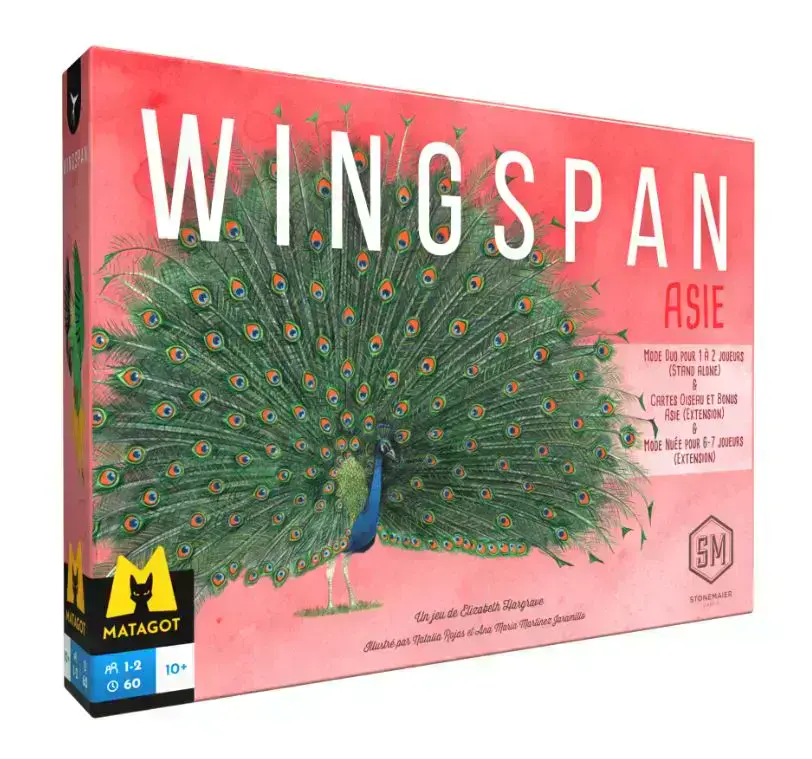 WINGSPAN - EXT. ASIE (FR) - JEUX DE STRATEGIE & DE TABLE - MATAGOT