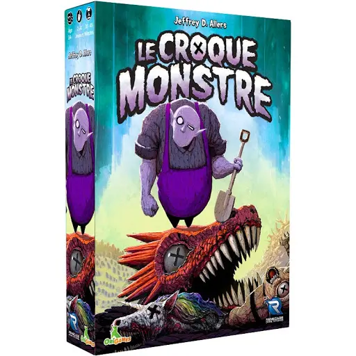 LE CROQUE MONSTRE - JEUX DE STRATEGIE & DE TABLE - ORIGAMES