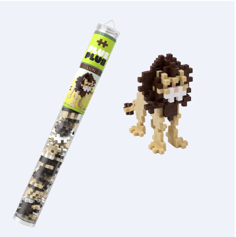 PLUS PLUS TUBE - LION - CONSTRUCTION - PLUSPLUS