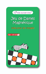 JEU DE DAMES MAGNÉTIQUE - JEUX DE CARTES & DE VOYAGE - OBERTHUR