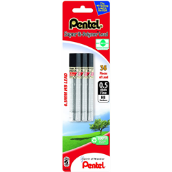 MINES .5MM HB 2+1 - INSTRUMENTS D'ECRITURE - PENTEL