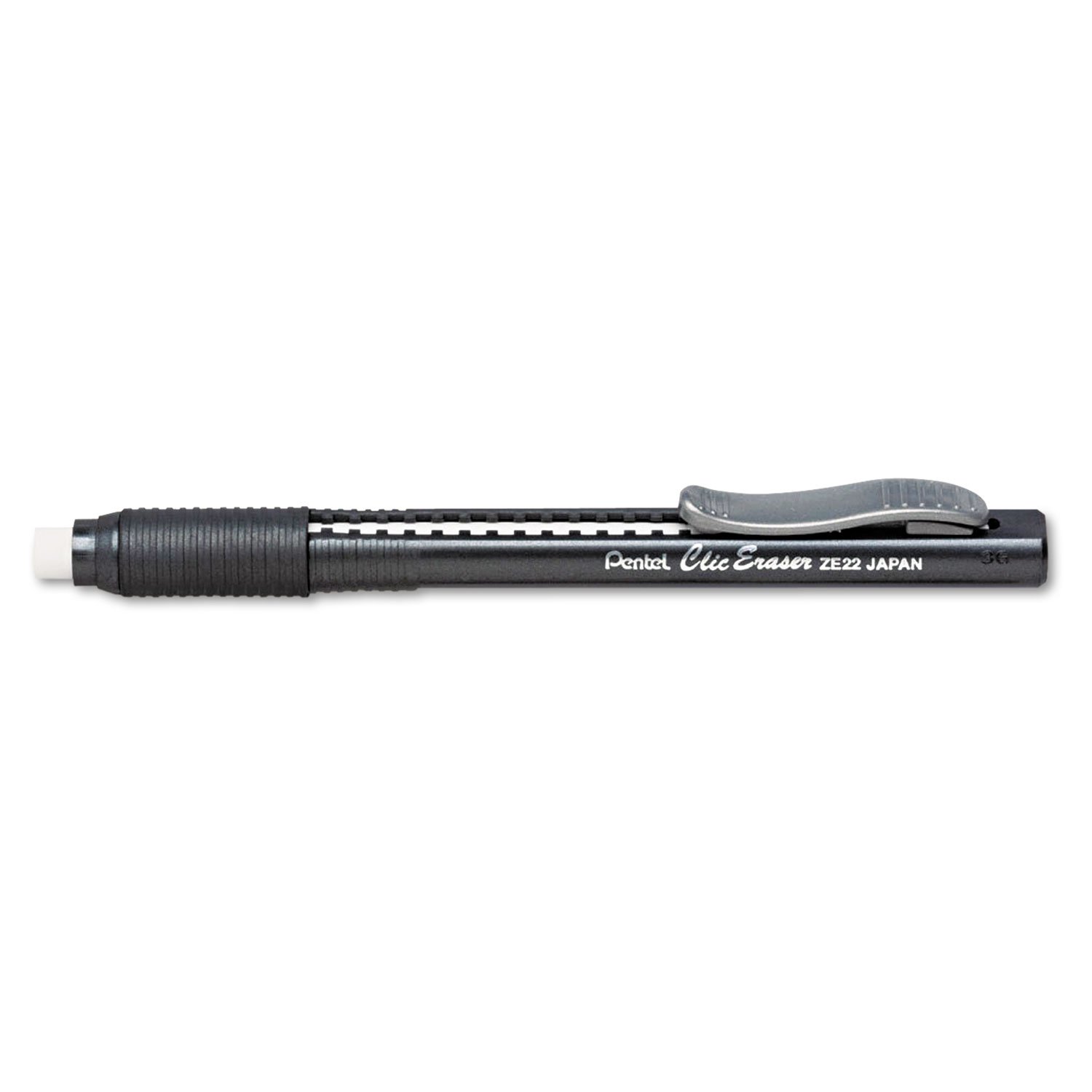 EFFACE CRAYON " CLIC ERASER " NOIR - INSTRUMENTS D'ECRITURE - PENTEL