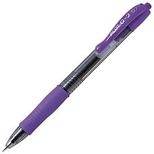 STYLO RETRACTABLE GEL MAUVE FIN - INSTRUMENTS D'ECRITURE - MICROSOFT