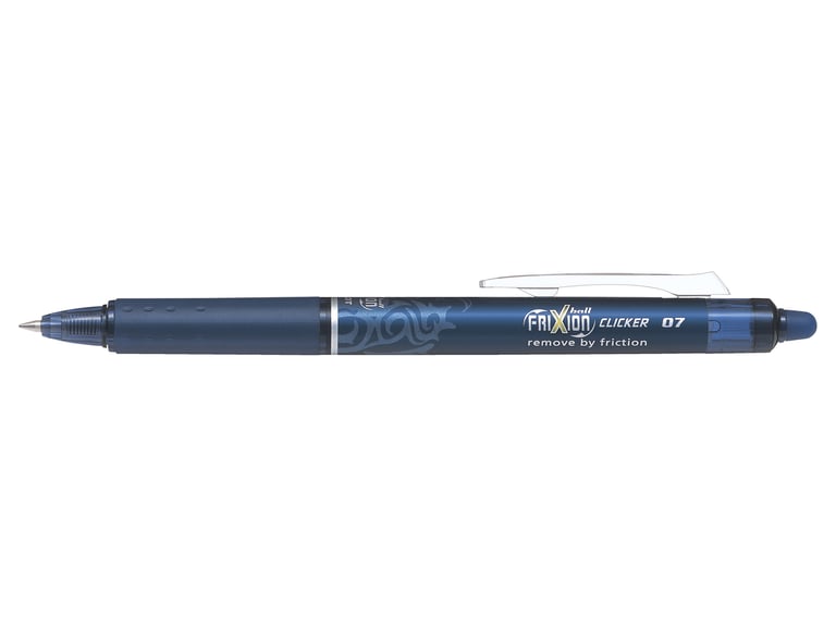 STYLO FRIXION BLEU MARIN CLICKER 0.7MM - INSTRUMENTS D'ECRITURE - PILOT