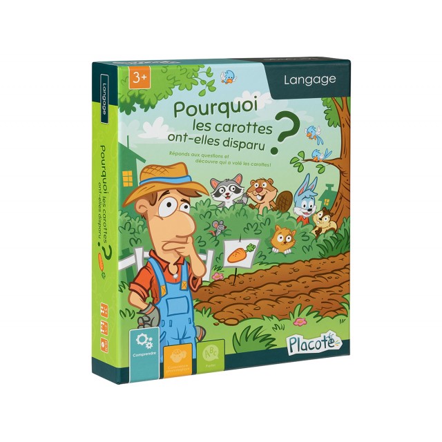 POURQUOI LES CAROTTES ONT-ELLES DISPARUS - JOUETS BEBE 0-3 - PLACOTE