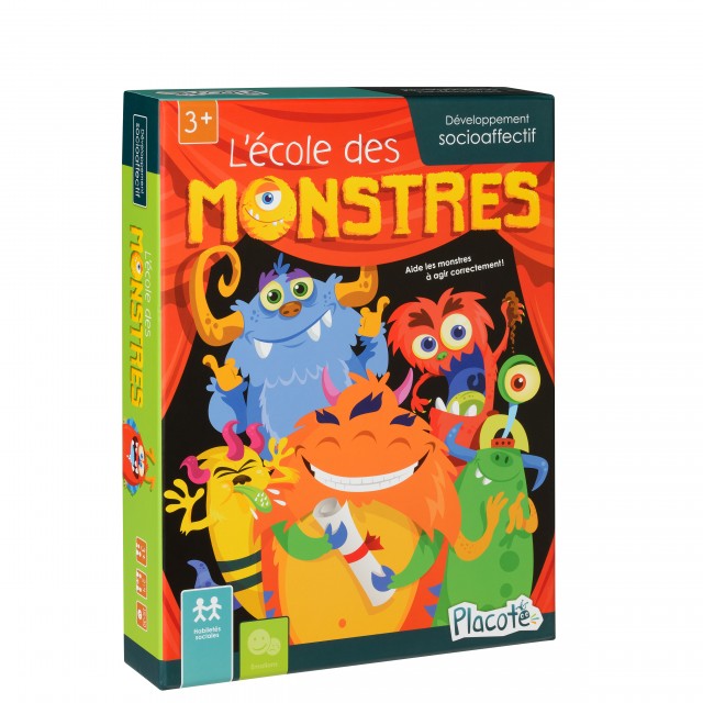 L'ÉCOLE DES MONSTRES - JEUX ÉDUCATIF - PLACOTE