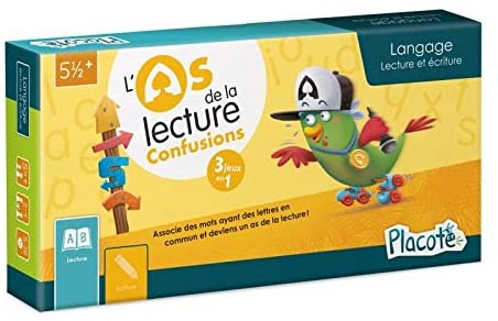 L'AS DE LA LECTURE - CONFUSIONS - JEUX ÉDUCATIF - PLACOTE