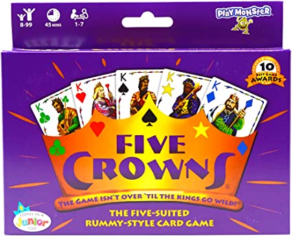 FIVE CROWNS - JEUX DE CARTES & DE VOYAGE - PLAY MONSTER