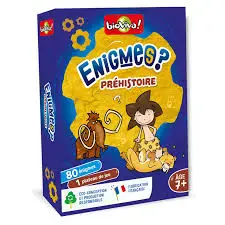 ENIGMES? / PREHISTOIRE - JEUX POUR ENFANTS - BIOVIVA