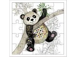 Carte de souhait & Puzzle PANDA - ACCESSOIRES - KIUB