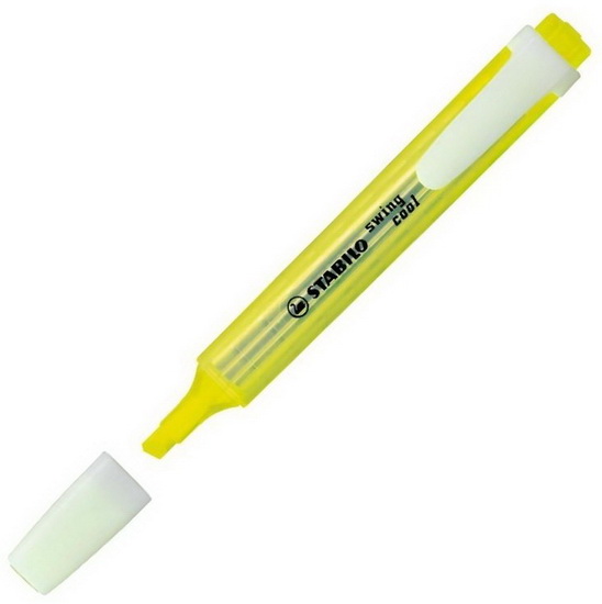 STABILO - SURLIGNEUR SWING COOL JAUNE - INSTRUMENTS D'ECRITURE - STABILO