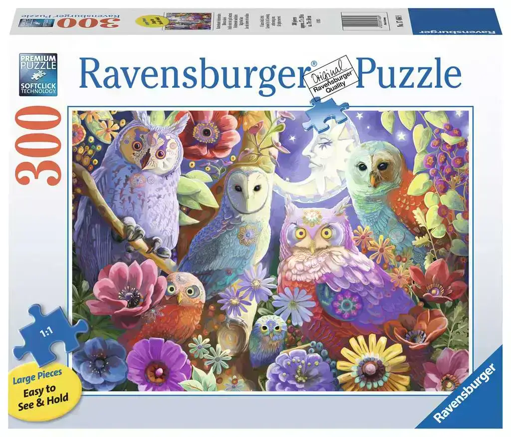 CASSE-TETE 300XL NIGHT OWL HOOT - 300 PIÈCES XL - RAVENSBURGER