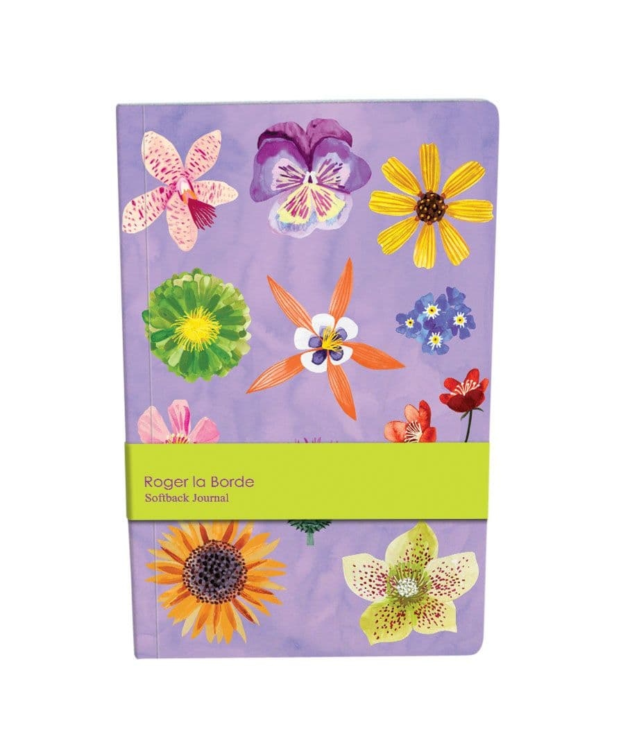 Journal A5 128p. fleurs - PAPETERIE SOCIAL - ROGER LA BORDE