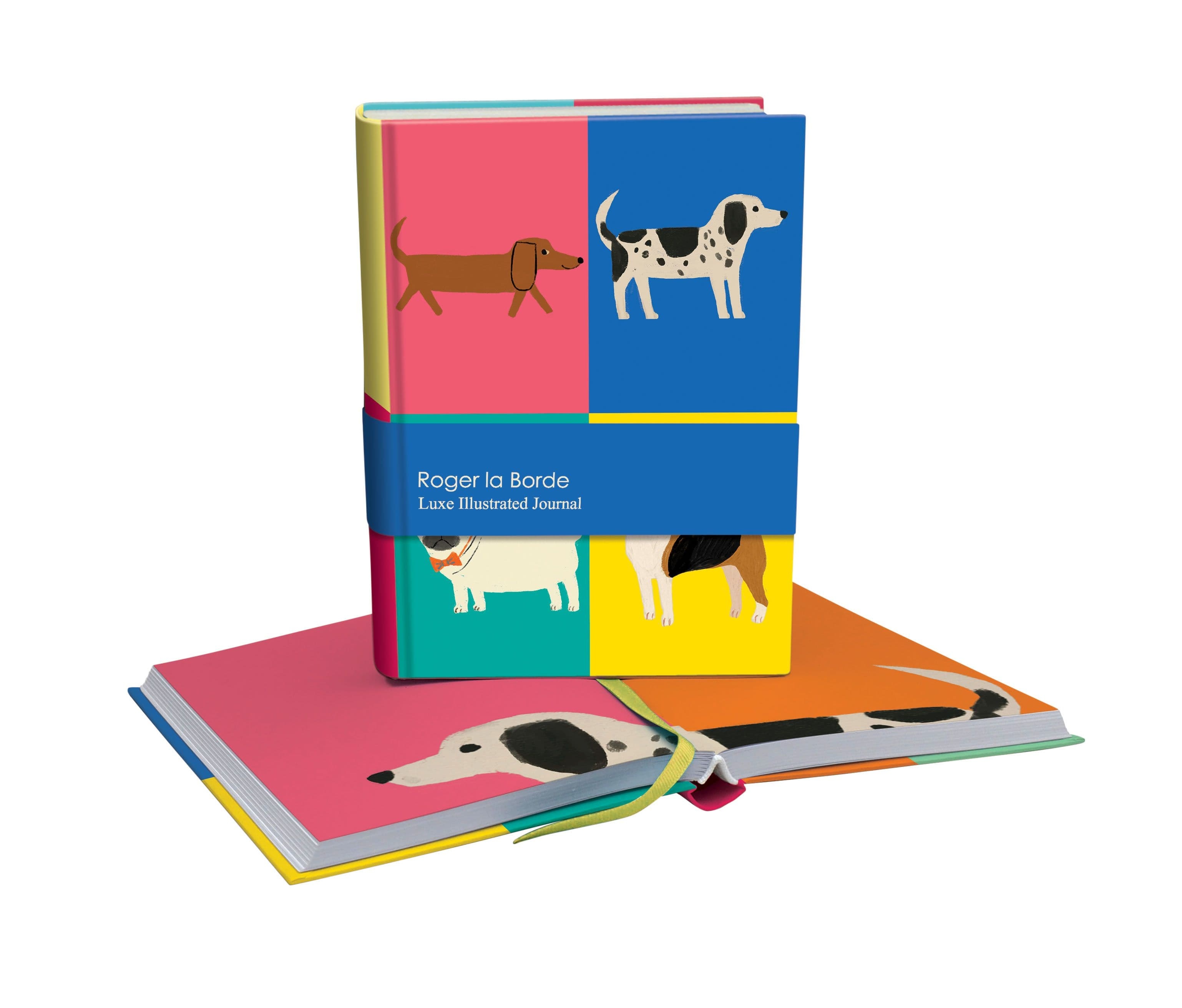 Journal luxe rigide - chiens 272p - PAPETERIE SOCIAL - ROGER LA BORDE