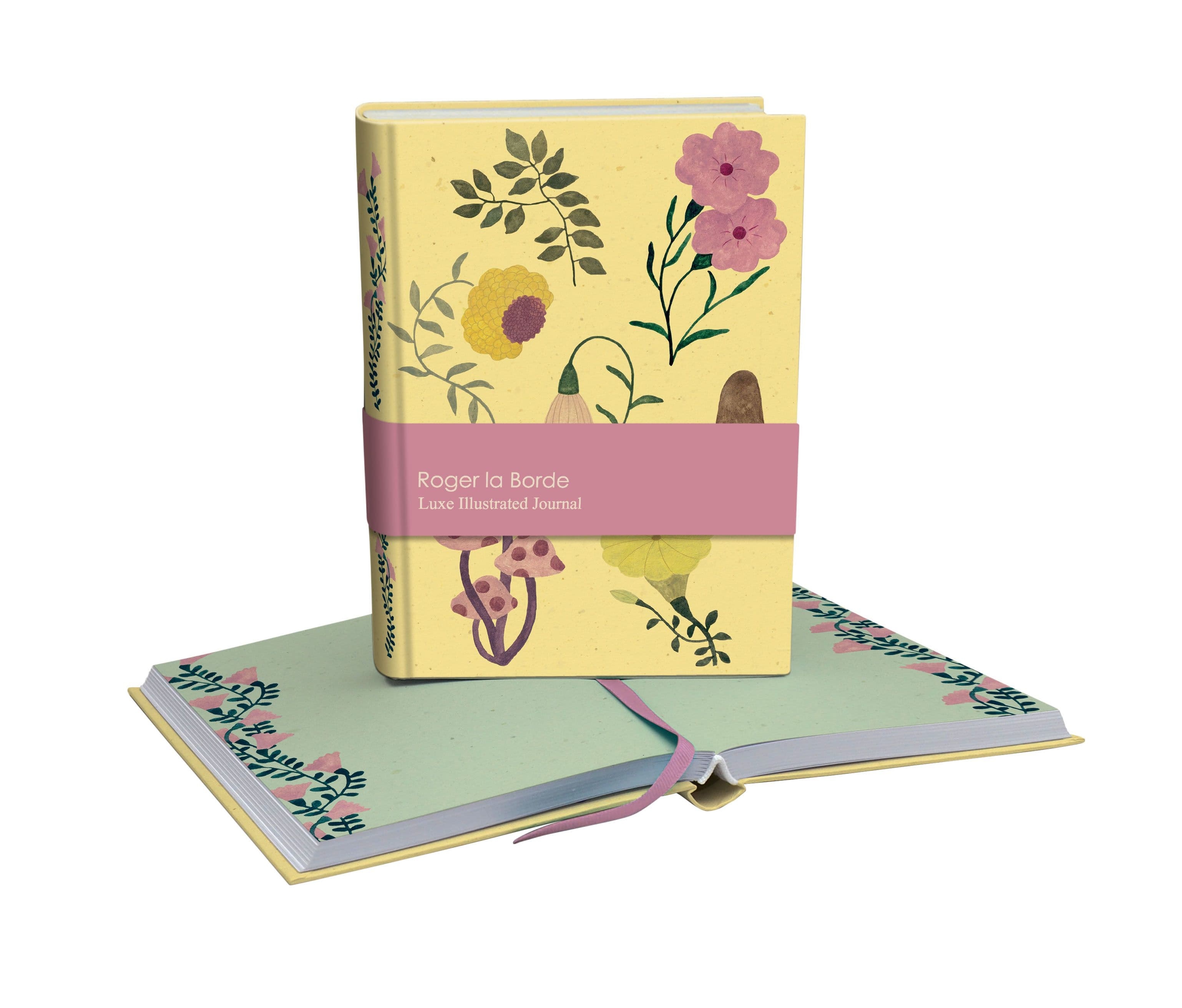 Journal luxe rigide - fleurs 272p - PAPETERIE SOCIAL - ROGER LA BORDE