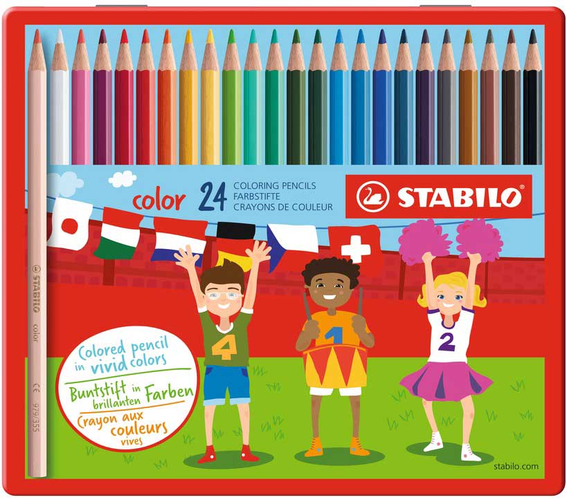 Stabilo - Crayon de couleur bte 24 - DESSIN & COLORIAGE - STABILO