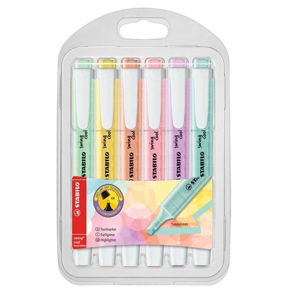STABILO - SURLIGNEUR SWING COOL PASTEL - INSTRUMENTS D'ECRITURE - STABILO