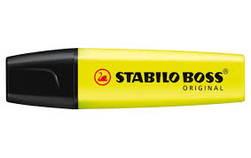 STABILO - SURLIGNEUR BOSS ORIG. JAUNE - INSTRUMENTS D'ECRITURE - STABILO