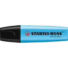 STABILO - SURLIGNEUR BOSS ORIG. BLEU - INSTRUMENTS D'ECRITURE - STABILO